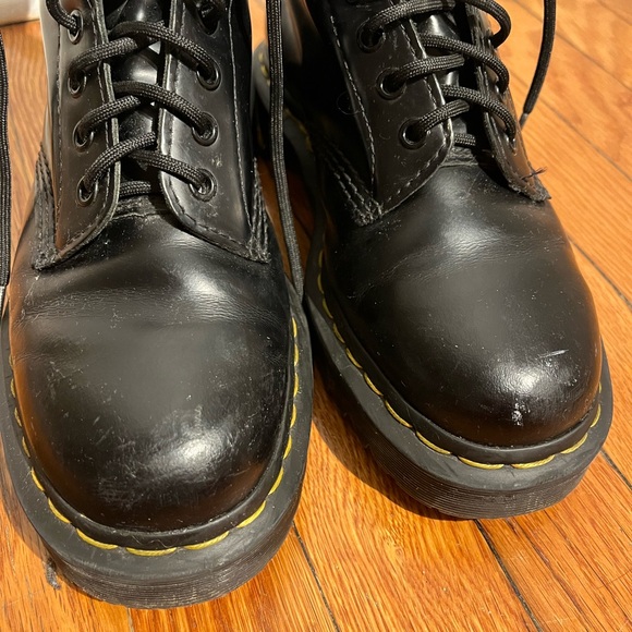 1460 BEX SMOOTH LEATHER LACE UP BOOTS - Picture 5 of 6